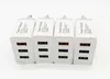 EU US Wall Chargers 5V 2.4a Adapter Quick Charger Travel Power Adapter 3 USB-portar för iPhone 11 8 Samsung Note 10