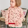 Nouveau bébé filles T-shirts 2018 automne à manches longues hauts enfants vêtements décontracté coton cerf imprimé T-shirt enfant en bas âge bébé fille t-shirts enfants vêtements