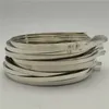 50 Stück 7 mm Alice Bands Metall Stirnband Silber Farbe Plain Lady Haarbänder Stirnbänder ohne Zähne DIY308q