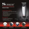 Surker SK-5801 USB och AC Laddningsadapter Hårklippare Professionell uppladdningsbart hårklippare Hårskärmaskin