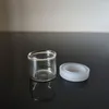 50 PCS 6 ml Bocal En Verre Anti-Adhésif En Verre Concentré Conteneur En Verre Bouteille En Cire Dab Jar Épais Récipient À Huile