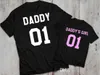 2020 nouveau chaud papa fille père fille t-shirt hauts famille correspondant t-shirt vêtements Parent-enfant vêtements