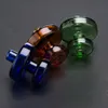 Kolorowe akcesoria do palenia szklane CABER CAP dla Quartz Banger Nails Bong Rury wodne DAB Platformy olejowe