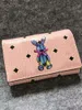 Новые модные кошельки из Южной Кореи, 3-кратный 3D-кошелек с кроликом и коробкой Box328J