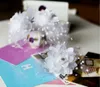 Perno di capelli del fiore in rilievo del cristallo della perla del tessuto 12pcs per la festa nuziale delle Hawai di nozze