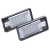 1 paire de 18 puces LED 13.5V, erreur de voiture blanche, lampe de plaque d'immatriculation pour A3 S3 A4 A8 B6