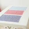 5 pièces pur coton à carreaux serviette tissu nourriture occidentale fond tissu style nordique plat tissu tissu nappe de bonne qualité