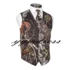 Camo Wedding Groom Vests Farm Country Style Hunter Groomsmen Vests Men039s Suit Vests Slim Fit Men039s Dress Vest Waistcoat5363191