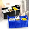 Förvaringslådor fällbara bilorganisatörer Auto Trunk Storage Bins Toys Food Stuff Lagring Container Bags Auto Interiör Tillbehör Case5563039
