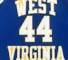Korting Goedkope College 2018 Nieuwe Populaire College Jerry West 44 Basketbal Jerseys, Blue Trainers Basketball Jerseys Tops, Mens Basketball Wear
