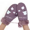 Autumn Solid Women High Business New Cloth Snow Gloves Winter Thicken Gloves Male Warm Quality Mitten