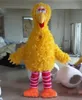2019 Materiale EVA di alta qualità Peluche di lusso Costumi mascotte uccello giallo Gli oggetti di scena del film mostrano la festa di compleanno dell'abbigliamento dei cartoni animati a piedi