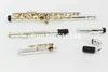 MARGEWATE Flute FL-412 Curved Heads Flutes Silver Plated Gold Lacquer Key 16/17 Holes Open Closed C Key Brand Flute With Case