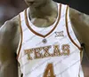 thr NCAA Texas Longhorns #1 Andrew Jones 2 Matt Coleman 5 Royce Hamm Jr. 13 Jase Febres Retro orange white College Basketball Jersey Vintage