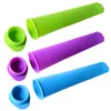 20 cm Long silicone glace pop fabricant Push Up Crème Glacée Gelée Sucette Popsicle Silicone glace pop moule moule LX3347