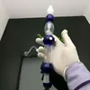 Sfera di collegamento di colore 4 con bong di vetro lunghi Bong di vetro all'ingrosso Bruciatore a nafta Tubi di acqua in vetro Piattaforme petrolifere Fumatori Spedizione gratuita