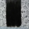 10 "-26" Naturligt hår Obehandlat Virgin Brasilianskt hår Straight Micro Bead Hair Extensions 200g Cheveux Humain Micro Boucle Micro Link