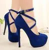 2013 New Red Strappy Heels Pumps Sexy Wedding Club Party Platform High Stiletto Heels Shoes