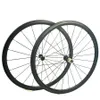 탄소 Wheelset Clincher 정면과 후방 700C 도로 자전거 바퀴 Powerway R13 허브 제일 질