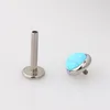Tragus örhängen kit 50pcs labret monroes interna tråd läpp ringar opal sten piercing kropp smycken labret studs