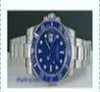 2016 NewNew Style Mens White Gold Blue Dial Bezel Steel Watch Men Perpetual Dive 16803 Klockor