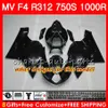 광택 녹색 차체 MV 용 Agusta F4 S 1000R 312 1078 1 + 1 750 1000CC 05 06 102HM.38 750 R312 750S 1000 R MA MV F4 2005 2006 05 06 페어링