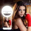 Светодиодные selfie кольцо света вспышки света прожектор круг круглый заполнить свет лампы speedlite повышение фотографии для Iphone x 7 8 плюс Samsung S9