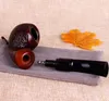 Resin pipes can be detachable and imitated, solid wood can be disassembled and washed, and acrylic bending handle cigarette fittings are fil