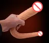 Big Soft Both Glans Dildo Artificial Penis Realistic Dual Dick Vagina Anal Plug G Spot Stimulate Female Masturbation Sex Toy For L8879936