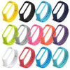 Correa de repuesto de silicona colorida para xiaomi mi band 3, pulseras deportivas para dormir, accesorios para xiaomi mi 3 smart band mi3