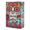 Newest Colorful Human Skeleton Skull Cigarette Cases 95MM Plastic Storage Box High Quality Exclusive Design Automatic Opening