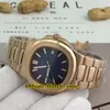 Nieuwe Sport Nautilus 5711 1 5711 1R-001 Bruine Wijzerplaat Aziatische 2813 Automatisch Herenhorloge Rose Gouden Kast Stalen Band Hoge Kwaliteit Goedkope Watc276S