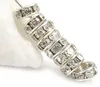 300 PCS/lot argent cristal strass Rondelle perles entretoises bricolage 6mm 8mm breloques pour la fabrication de bijoux