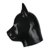 3D mould full head latex dog mask rubber hood unisex fetish latex dog BDSM slave hood sexy