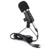 SOVO Professional Handheld Mikrofon Mikrofon Mikrofonu komputerowego USB Stojak Wytrysk Przewodowy 3.5mm Jack do nagrywania studia