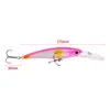 Affondamento profondo DOG WALKING Nuoto Minnow Laser Esca da pesca 32g 17cm 3D Occhi realistici Esca rotolante in plastica con ganci BKB