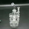 Bongs eieren Nieuwe hoge complexiteit glazen bong 12" Recycler bong vogelkooi waterleidingen booreiland bongs bubbler Mobius Matrix zijspan glazen bongs