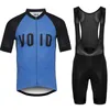 Mens void team cykling jersey kortärmad mtb cykel tröja bib shorts kostym sommar snabb torr racing bär cykel kläder y21031903