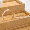 Gorąca sprzedaż nowa piękna moda ładna perłowa kolczyki koła perły dla kobiet biżuteria modowa darmowa wysyłka HJ173