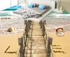 Papel de Parede Happy Marine Dolphins 3D Tekening Vloer Wallpapers voor Woonkamer