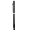 4 i 1 laserpekare LED Torch Touch Screen Stylus Ball Pen för iPhone för iPad för Samsung Portable 300pcs / lot