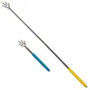 Bear Claw Skelett Hand Back Scratcher Praktisk Handy Rostfritt Justerbar Pen Clip Back Scratcher Telescopic Pocket Scratching Massage Kit