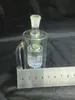 Vaso in vetro con filtro esterno, accessori per bong in vetro
