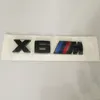 3D ABS Schwarz Silber X3M X5M X6M Emblem Auto Styling Fender Trunk Abzeichen Logo Aufkleber für BMW279B