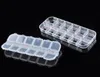 Nail Art 12 Empty Compartment Plastic Storage Box Earring Jewelry Bin Case Container Sewing boxes