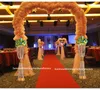 Factory Artificial flower wall crystal bead backdrop for Wedding decroation