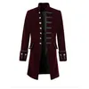 Prince Coat Steampunk Medioevo uomo Goth Coat Overcoat Full Sleeve Keep Warm Wind Costumi lunghi Cappotti Halloween cosplay