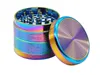 The Diameter of 50mm Zinc Alloy TOBACCO GRINDER 4 Layer Metal Thread Style Tobacco Grinder