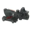 Tactical Trijicon ACOG 4X32 Fiber Source Red Optical Fiber Scope w RMR Micro Red Dot Marked Version Black5498762