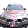 Bröllopssimulering Rose Head Wedding Car Decoration Set Front Flower Arrangement Bröllopsartiklar